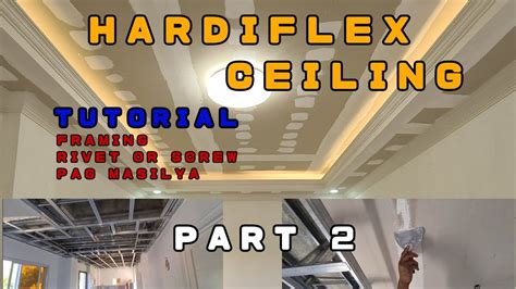 hardiflex for ceiling|Hardiflex ceiling installation part 2 .